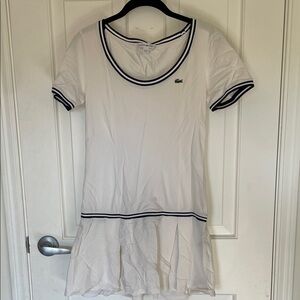 Lacoste White Dress with Black Accents